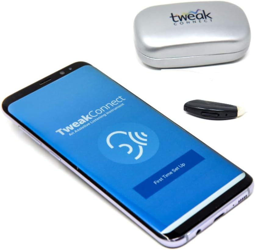 TweakConnect Digital Hearing Amplifier | Connect to Smart Phone for Personal Programming | with Advanced Background Noise Reduction for Speech Clarity and Telecoil For Telephones or Loop Audio Systems