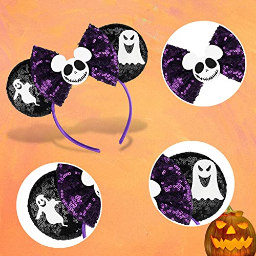 Image of FANYITY Mouse Ears, Sequin Mouse Ears Headband for Boys Girls Women (YL)