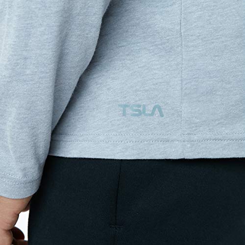 Tsla Clsl Men's Long Sleeve Shirts, Dynamic Casual Soft Cotton T-Shirts, Cool Dry Outdoor Work Shirt, Dyna Cotton Hoodie Oxford Grey, Xx-Large #TOP4