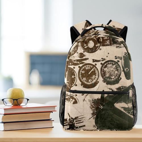 Sac à dos d'école ergonomique hélice grunge pour soulager le dos des ados en voyage - 5