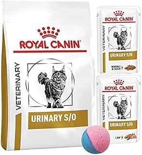 Royal Canin Urinary S/O Cat Dry + Wet Food | Cats Dry Food 1.5kg | S/O Morsels in Gravy 85g | S/O Loaf 85g | Plus a Toy for your Cat