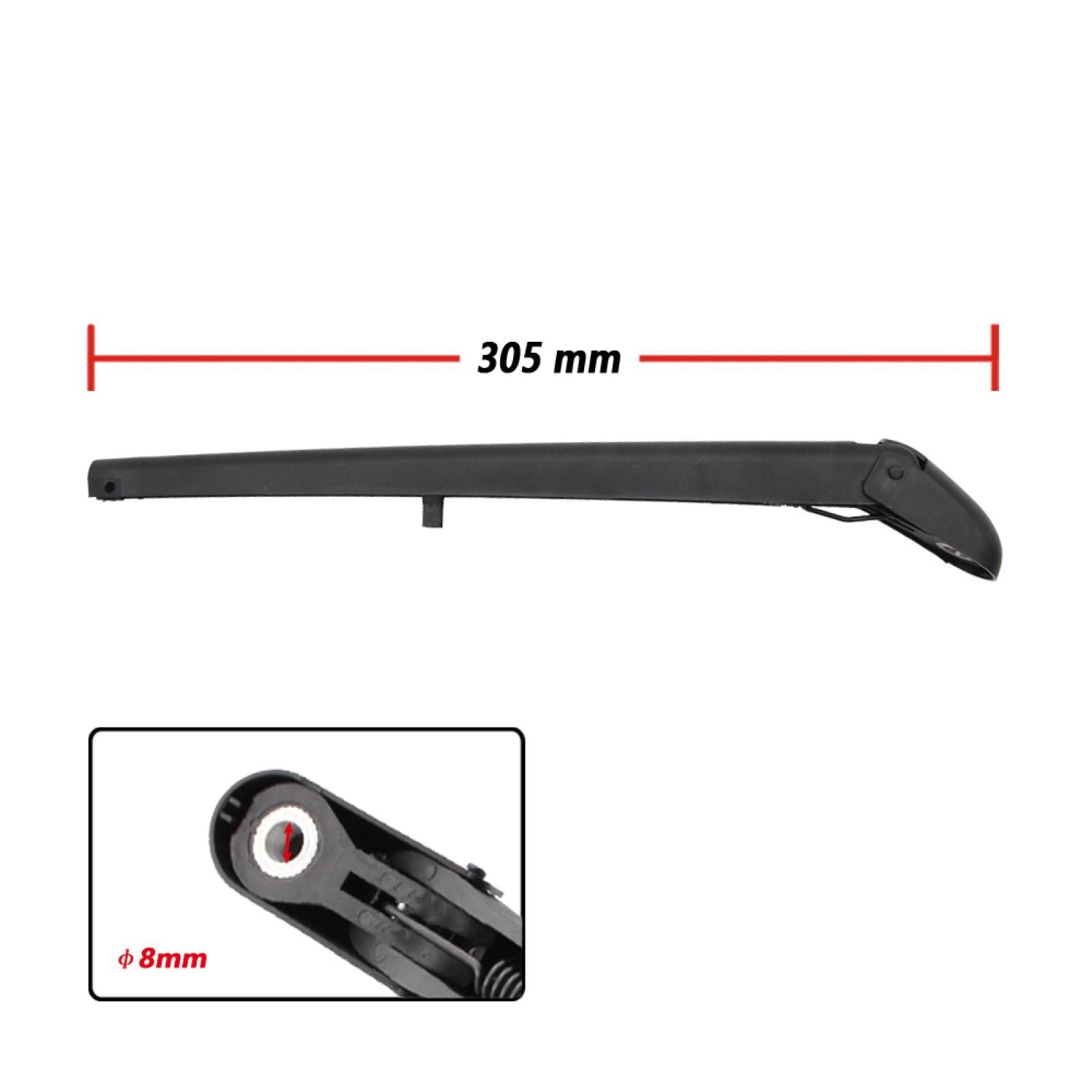 Tergicristallo Posteriore per Fiat Bravo 1995-2006 335mm Tergicristalli Posteriori per Auto e tergicristalli Posteriori Set di Accessori per Auto