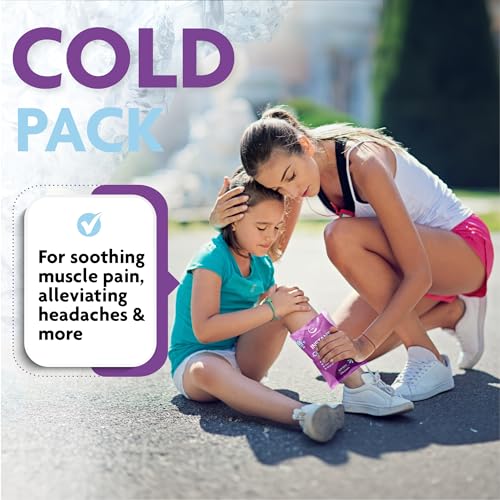 Image of Large Instant Ice Packs for Injuries (9 inch x 6 inch) - 12 Pack | Instant Cold Pack for Back Pain Relief, Cold Compress, Swelling, First Aid, Toothache, Athletes & Outdoor Activities