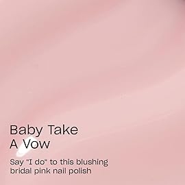 OPI Nail Lacquer Baby, Take a Vow | Sheer Soft Pink Crme Chip Resistant Nail Polish | Fast Drying, Streak Free