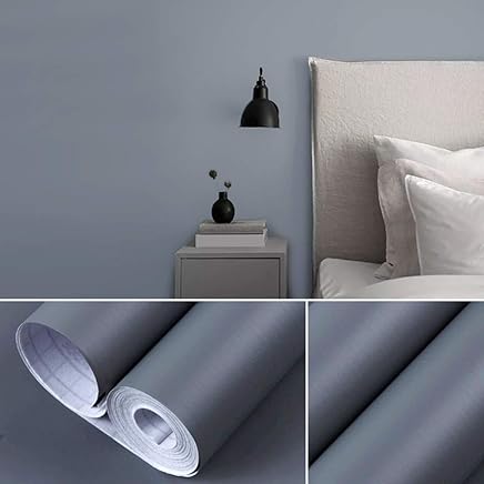 Amazonfr Papier Adhesif Pour Meuble Gris Peintures