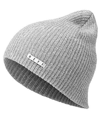 NEFF Men's Daily Heather Beanie, Grey/White, One Size