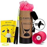  Jonglage - Juego de diábolo para avanzados (diábolo, incluye instrucciones impresas, color rosa)
