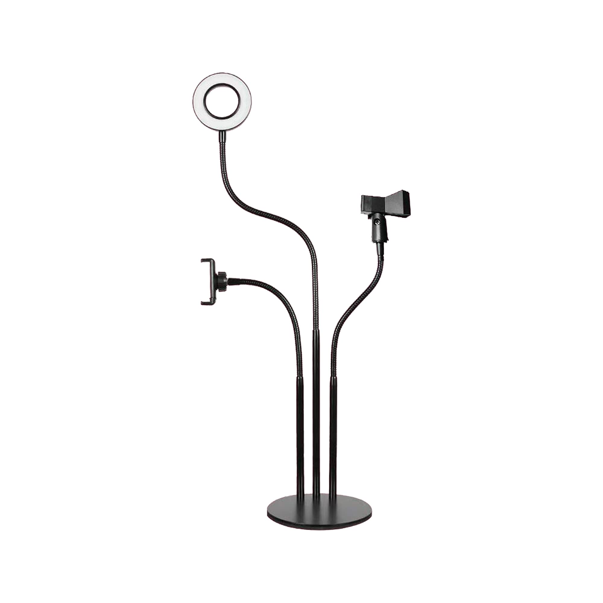 XO BGD006 3 in 1 Broadcast Mic Stand with Selfie Ring Light