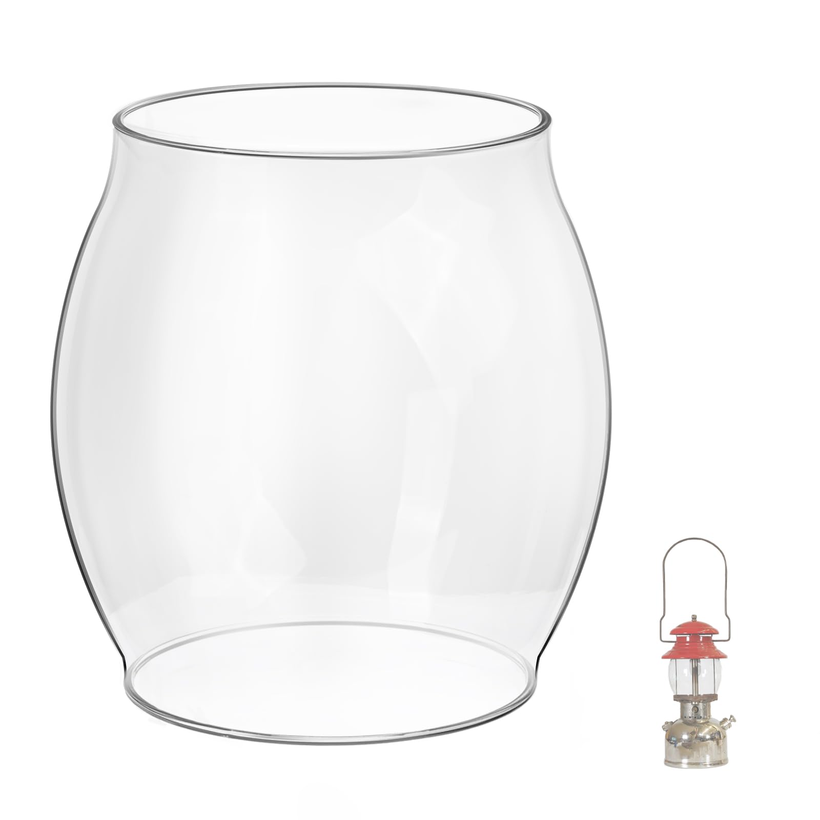 Lantern Glass Replacement for Coleman 200a Globe, Replace R690B051, Glass Globe for Fueled Lanterns for Coleman, Propane Lantern Replacement Globe
