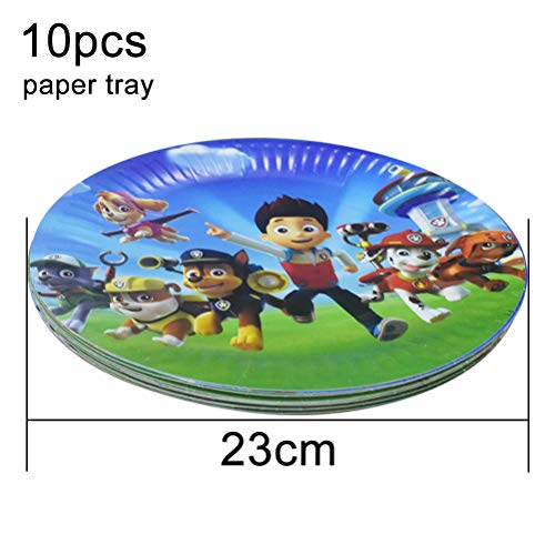 Verjaardagsfeestset, 52-delige partyset, Paw Patrol, borden, bekers, servetten, decoratieset voor verjaardag, Happy… - Image 4