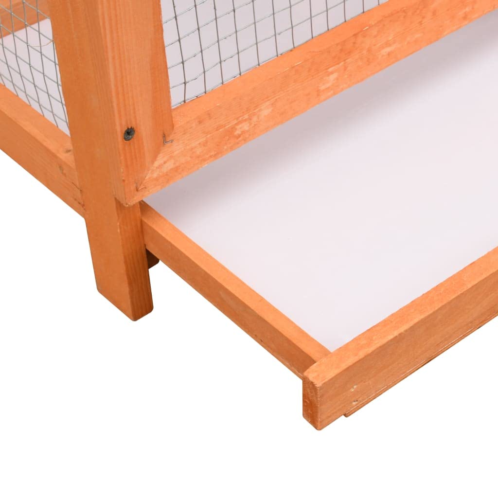 Vogelkäfig Kiefernholz & Tannenholz 125,5x59,5x164 cm,Tier- & Haustierbedarf,Haustierbedarf,Vogelbedarf,Vogelkäfige & -ständer,Braun,18.5 kg-170638