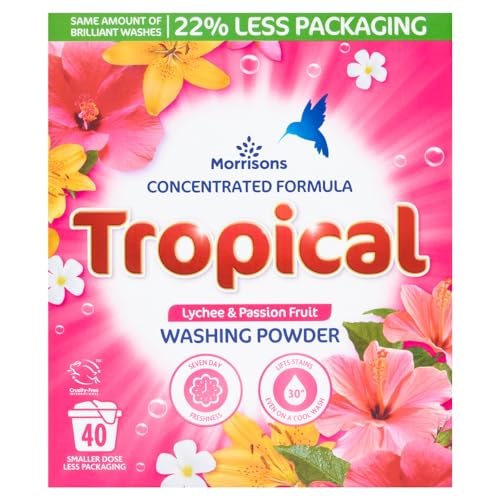 Morrisons Poudre à lessive bio tropicale, 2 kg