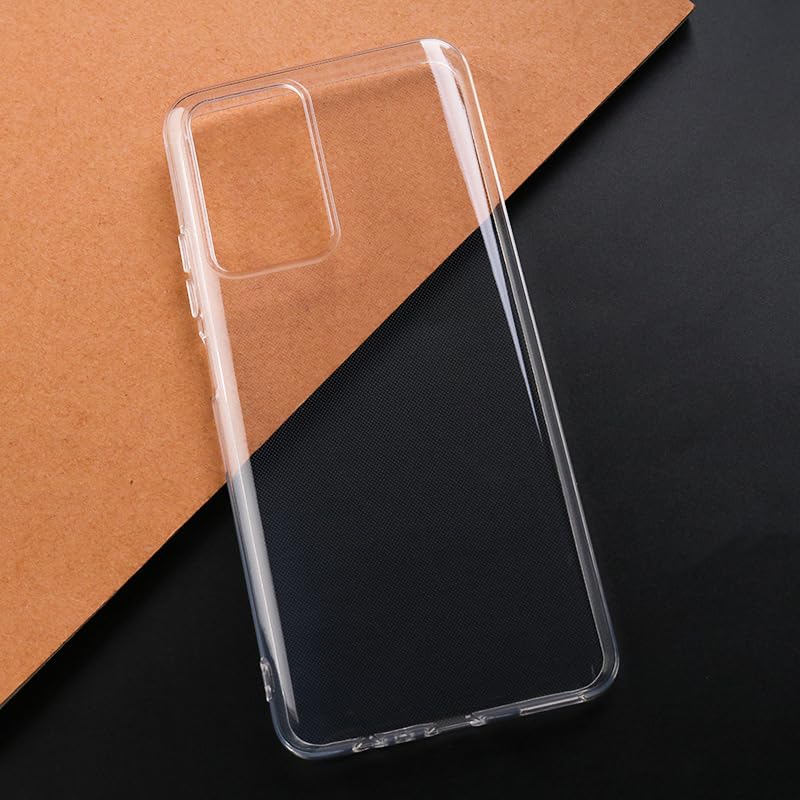 Cover Per ZTE Blade A72s Con Vetro Temperato (2 Pezzi) – Custodia Antiurto In Silicone Trasparente Con Supporto