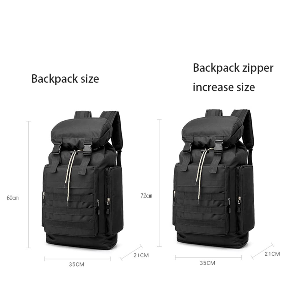 Plecak turystyczny, 40 l, uniseks, plecak reklamowy, wodoszczelny, plecak podróżny, outdoorowy, na wędrówki, plecak trekkingowy, do jazdy na rowerze, wspinaczki górskiej, podróży, żółty kamuflaż
