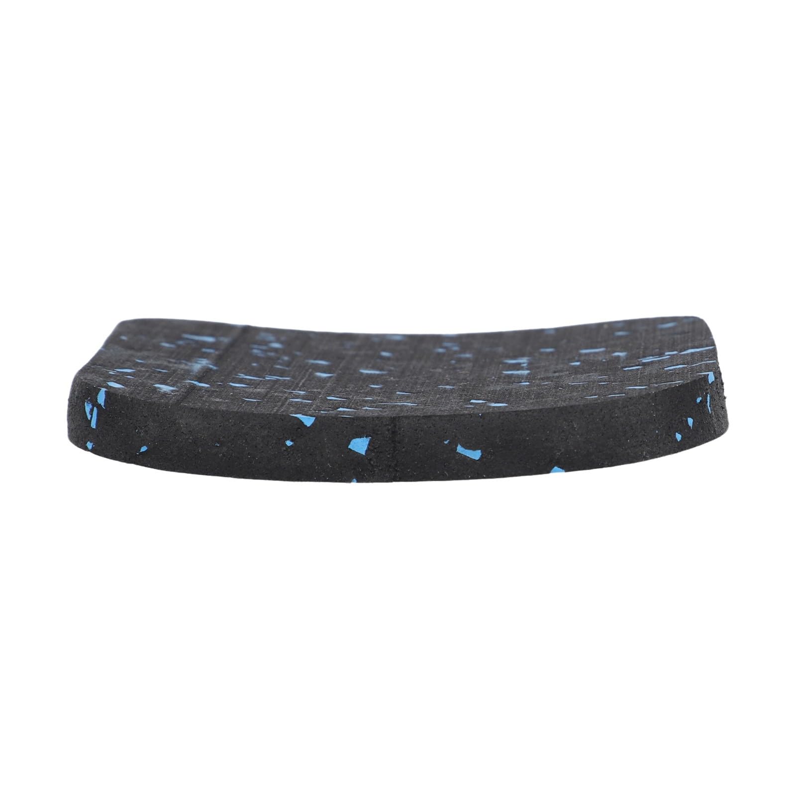 Confezione da 4 tappetini per attrezzature, 100 x 100 x 10 mm, cuscinetti antivibrazione per tapis roulant, lavatrici, frigoriferi e pavimenti da palestra, nero