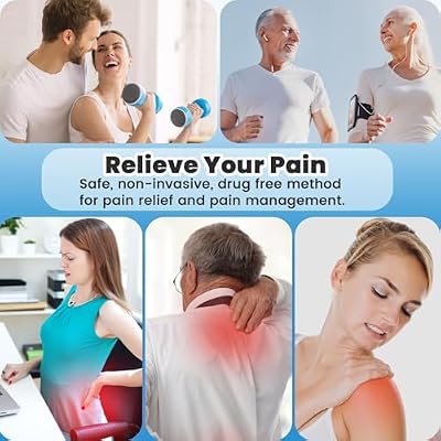 MASTOGO Wireless TENS Unit Back Pain Relief Massager- Muscle Stimulator Machine - Wireless TENS Unit Muscle Stimulator- tens Unit