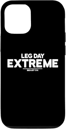 iPhone 12/12 Pro Leg Day Extreme Women Fitness Training Men Gym Training Case