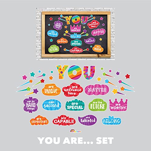 Sproutbrite Motivational Inspirational Bulletin Board Paper Cutouts Classroom Decoration Decor Positivity Teacher Student Homeschool Poster Educational #TOP1