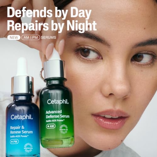 Cetaphil Repair & Renew Night Face Serum, Sensitive Skin, Vitamin E, 1oz - image 6