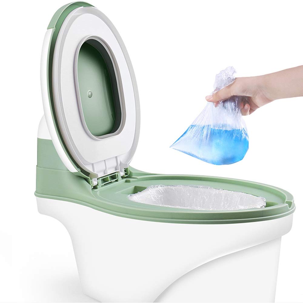 Sedia per vasino per simulazione di addestramento per toilette in plastica per bambini per bambini con coperchio per vasino gratuito(C)