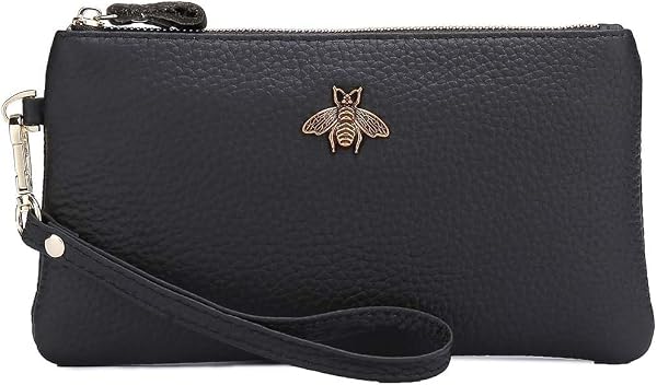 Wristlet Wallets for Women, Wristlet Clutch Purse, Phone Wallet(Black) by imeetu - Used condition - US$12.30