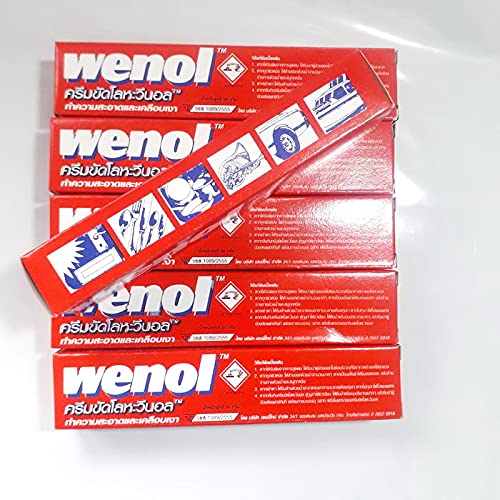 Wenol Metal Polish Shiner con Protección de Superficie 50 g pack de 6 miniatura 3