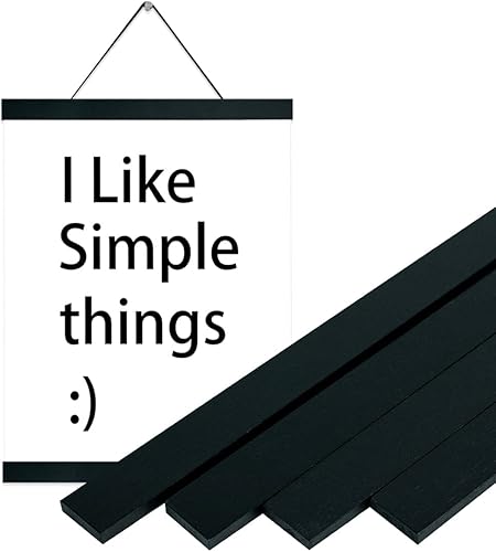 Vista 19 de Paquete de 3 marcos magnéticos para colgar pósteres, 12 pulgadas, color negro, 12 x 16, 12 x 18, 12 x 20, 12 x 24 pulgadas, marcos magnéticos