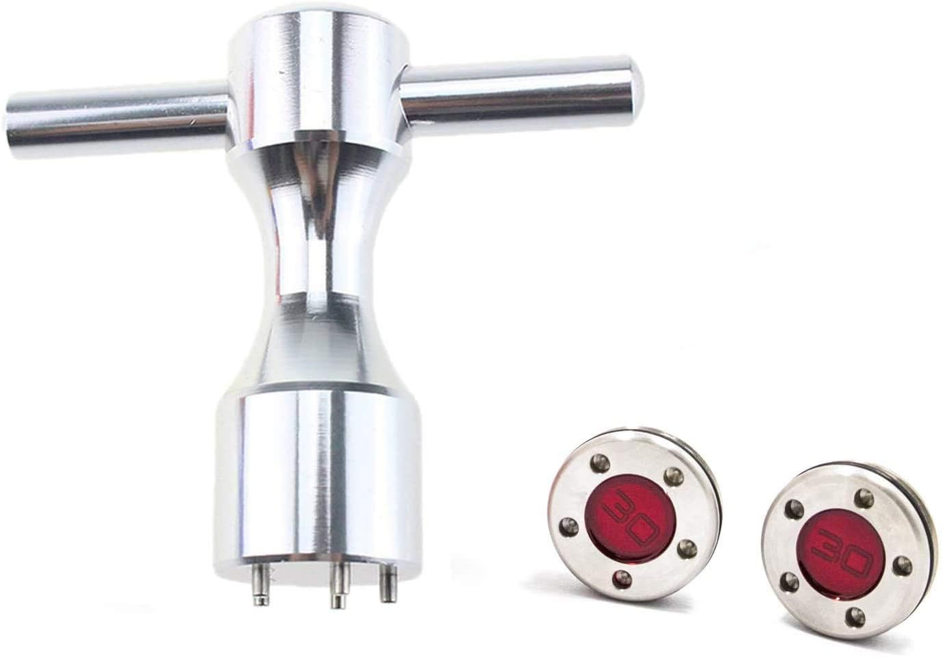 HISTAR 2Pcs Golf Custom red Weights + Sliver Wrench for Titleist Scotty Cameron Putters