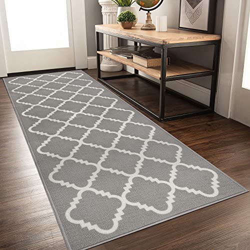 Homcomoda Runner Rug for Hallways 26"x71" Area Rug Runner Non Skid Washable Runner Floor Mat Non Shedding for Entryway Indoor Kitchen Floor Bedroom Laundry Room