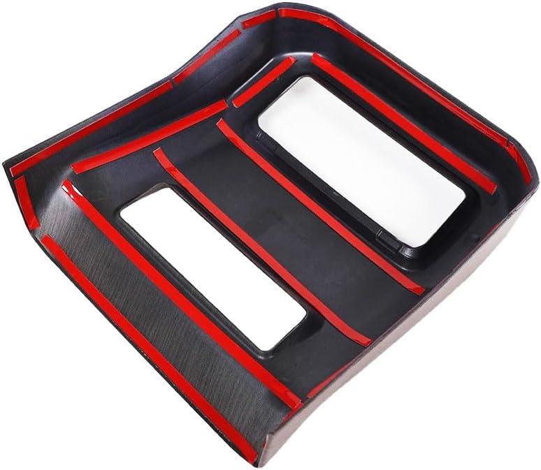 Car Accessories Fit for Toyota Land Cruiser Prado LC250 2024 2025 ABS Interior Rear Air Vent Outlet Cover Trim 1PC Set（Bright Black）