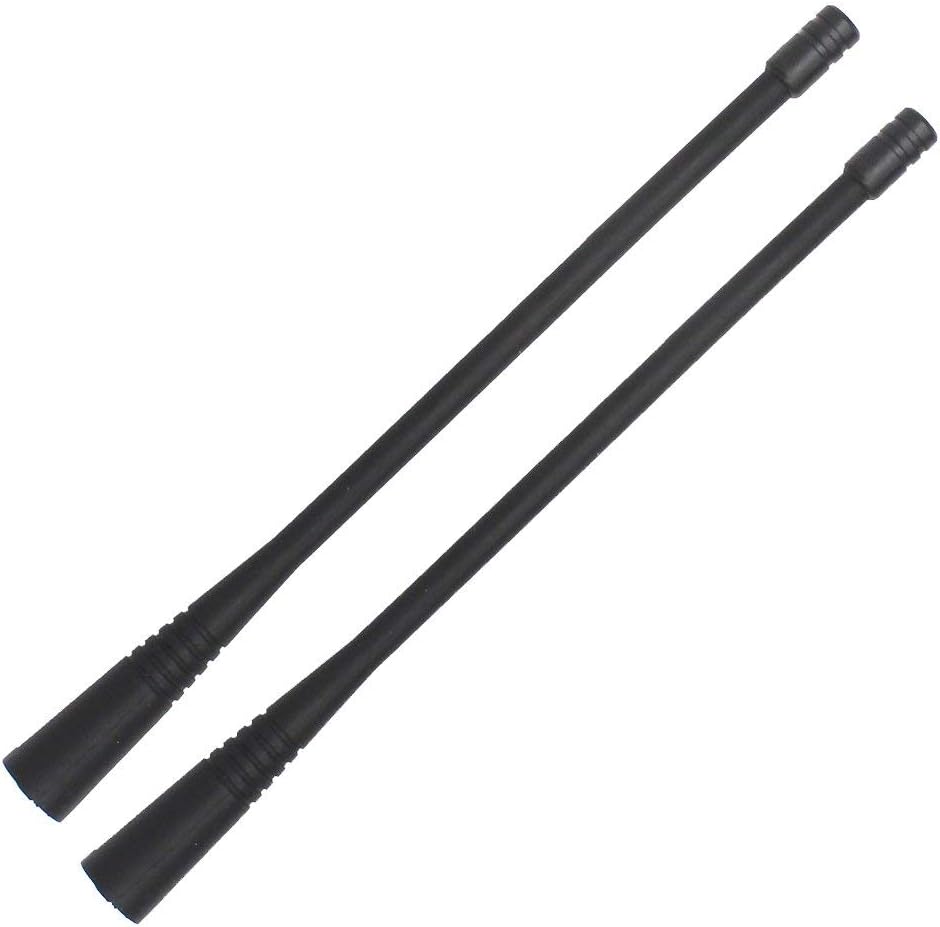 2Pack UHF 400-470MHz SMA Male Antenna Compatible for Vertex VX-160 VX-150 VX-110 VX-170 VX-210 VX-228 VX-230 VX-350 VX-351 VX-354 VX-600 VX-800 VX-920 400-470MHz