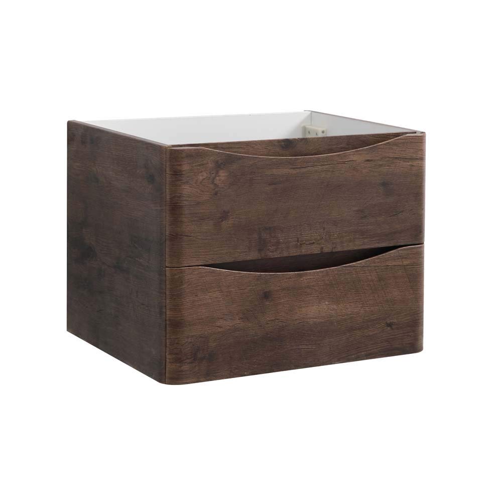 Fresca Tuscany 24" Rosewood Wall Hung Modern Bathroom Cabinet