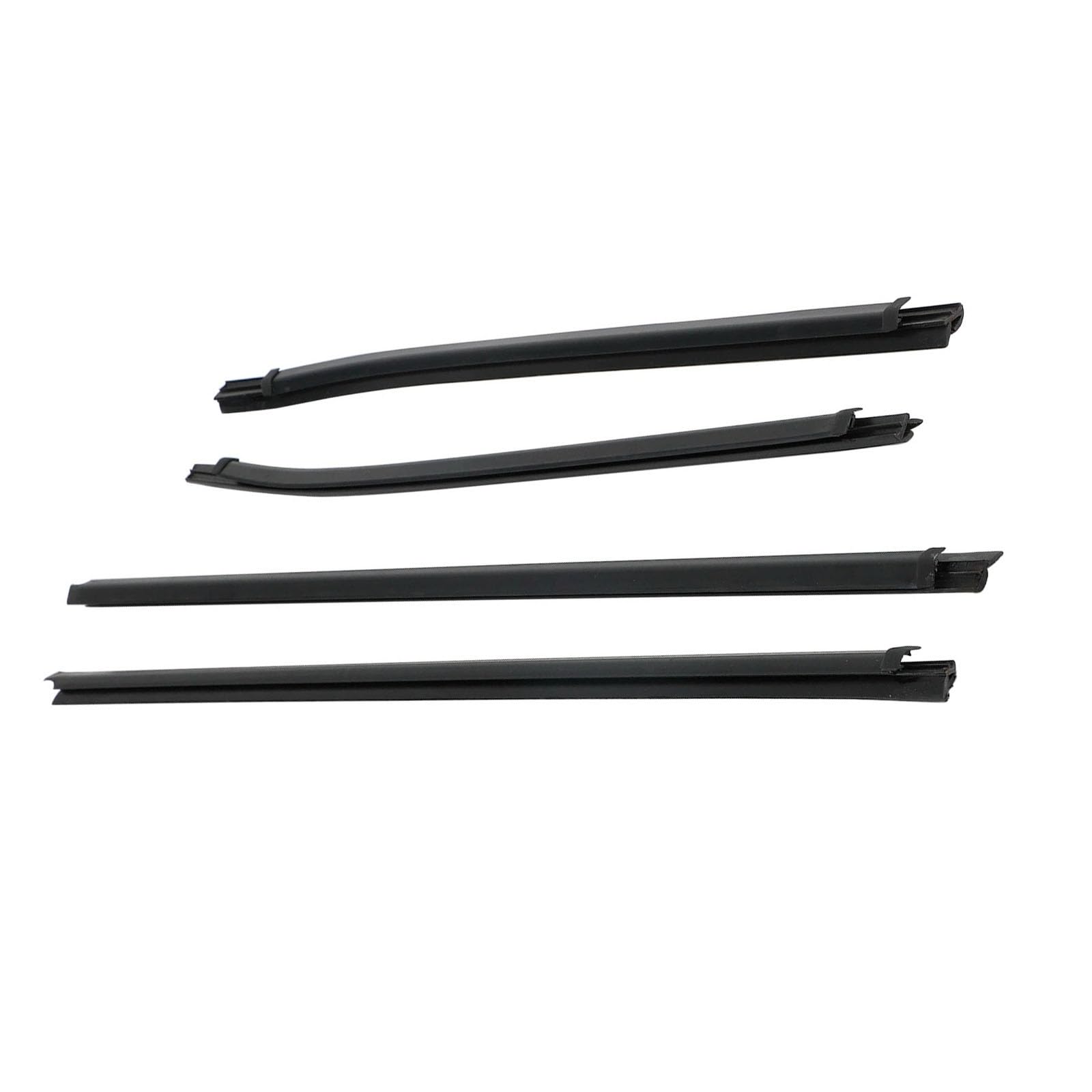 Automotive Window Seals Compatible with Isuzu for Dmax 2012-2018 4Pcs Weatherstrip Car Window Trim Seal Belt Accessoriess Parts 8980521982 8980521972