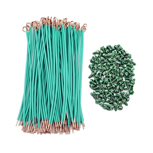HEVIDUBANA 6 inch Ground Wires 100-pack