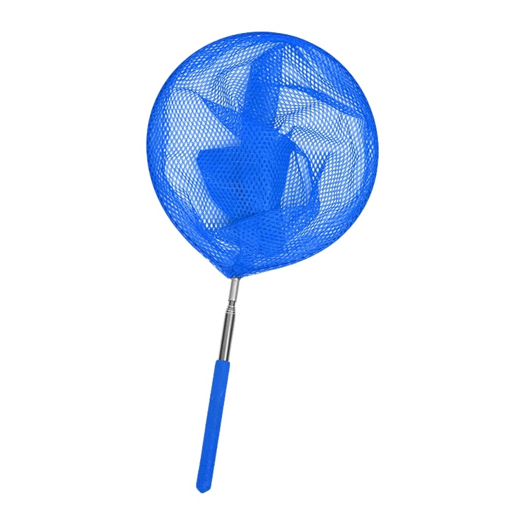 GMBYLBY Kids Children Fishing Net Telescopic Stainless Rod Handle Portable Foldable Fish Landing For Safe