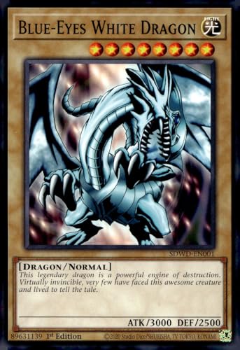 Blue-Eyes White Dragon (SDWD-EN001) - SDWD-EN001 - Common - 1st Edition