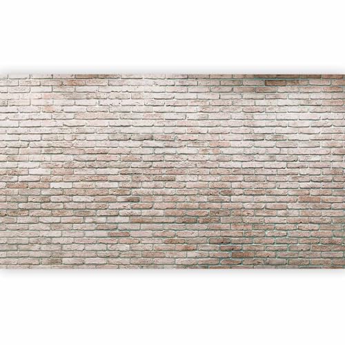 artgeist Wall Mural Faux Bricks 193x110 in - XXL Peel and Stick Self-Adhesive Foil Wall Mural Removable Sticker Premium Print Picture Image Design Home Decor f-A-0570-x-a