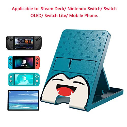 Busjoy Stand For Nintendo Switch, Steam Deck, Switch Oled, Switch Lite, Animal Crossing Angle Adjustable Holder, Portable Foldable Non-Slip Bracket #TOP5