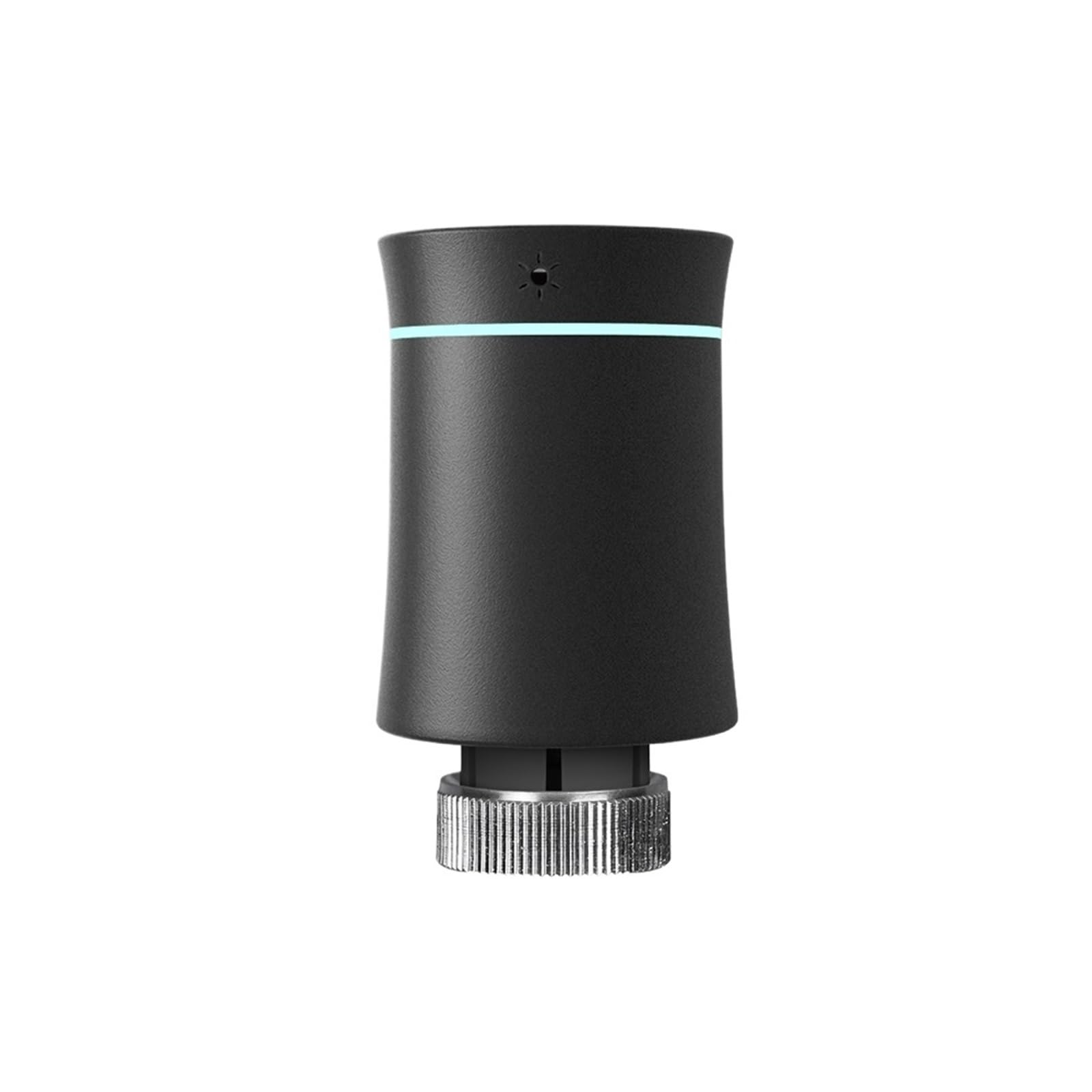 Inteligentny Termostat TRV, Zawór Grzejnikowy, Siłownik Regulatora Temperatury, Programowalne Sterowanie Głosowe OszczęDza Energię I Koszty Ogrzewania(Valve Black,1 PC)