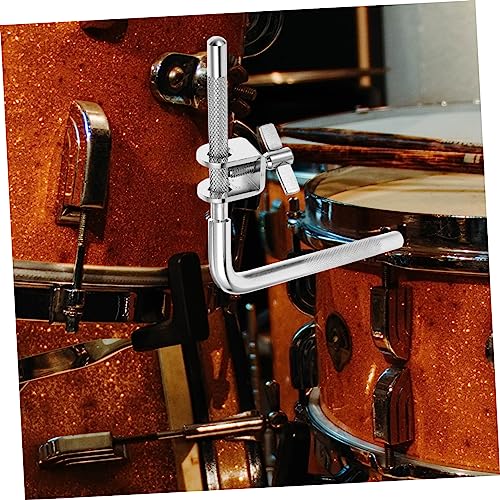 ibasenice juego de soporte para cowbell y clip ligero para batería con diseño antideslizante para percusión miniatura 6