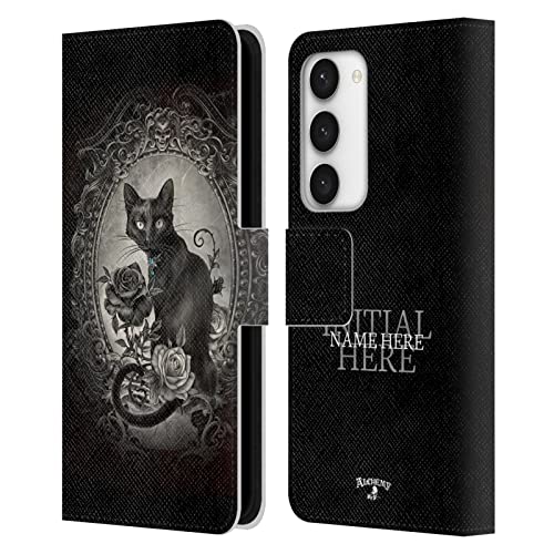 Coque en Cuir Personnalisée Samsung Galaxy S23 5G Alchemy Gothic Etui Rabat