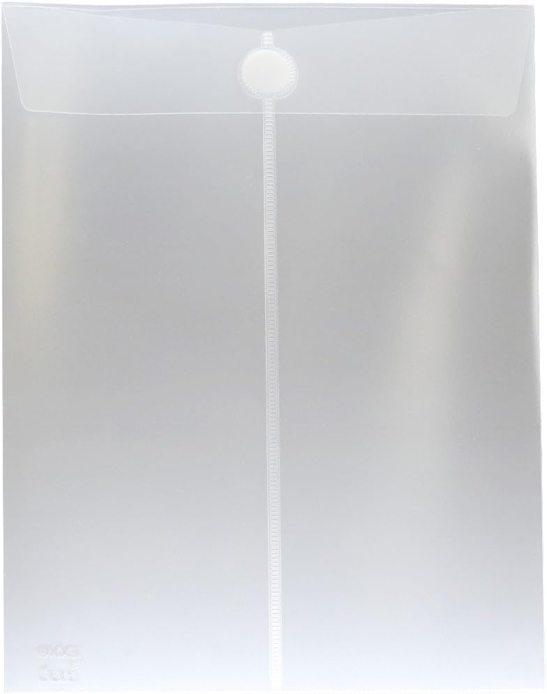 Exxo by HFP Document Pouch with Flap with Zip A4 10 Pockets 240 x 335 mm 240 mm x 335 mm Transparent Blue