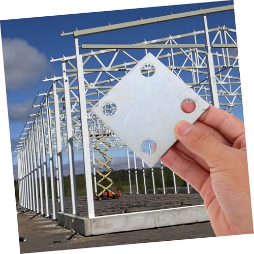 Plaque soudable pour support de structure Ciieeo avec trous pour l'industrie