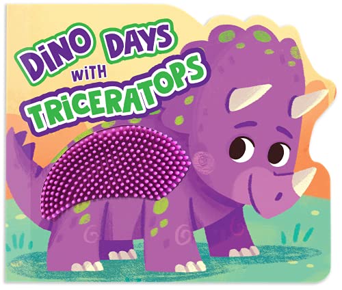 Image of Dino Days with Triceratops - Touch and Feel Board Book - Sensory Board Book