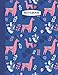 Produktbild Notebook : Llama Pattern Blue Cover Notebook