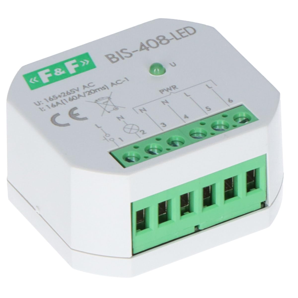 Zamel Relais bistabil, BIS-408i, 16A/230V AC