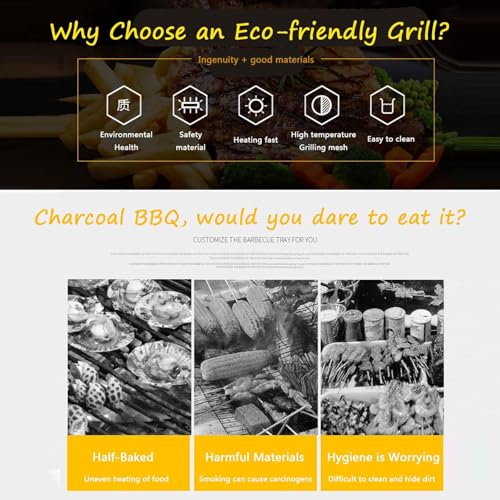 Electric Table Top Griddle, Indoor Electric Kabob Skewers Grill, 2800w Power Adopts Stainless Steel 5u Heat Pipe Temperature Control for Parties, Backyard BBQ, Camping - Image 3