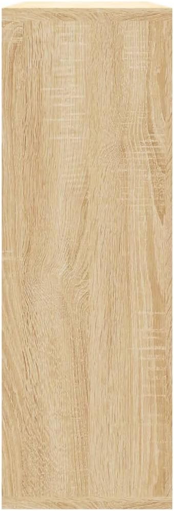 vidaXL Wall Shelf Sonoma Oak Engineered Wood 40.9 x 7.9 x 23.0 in