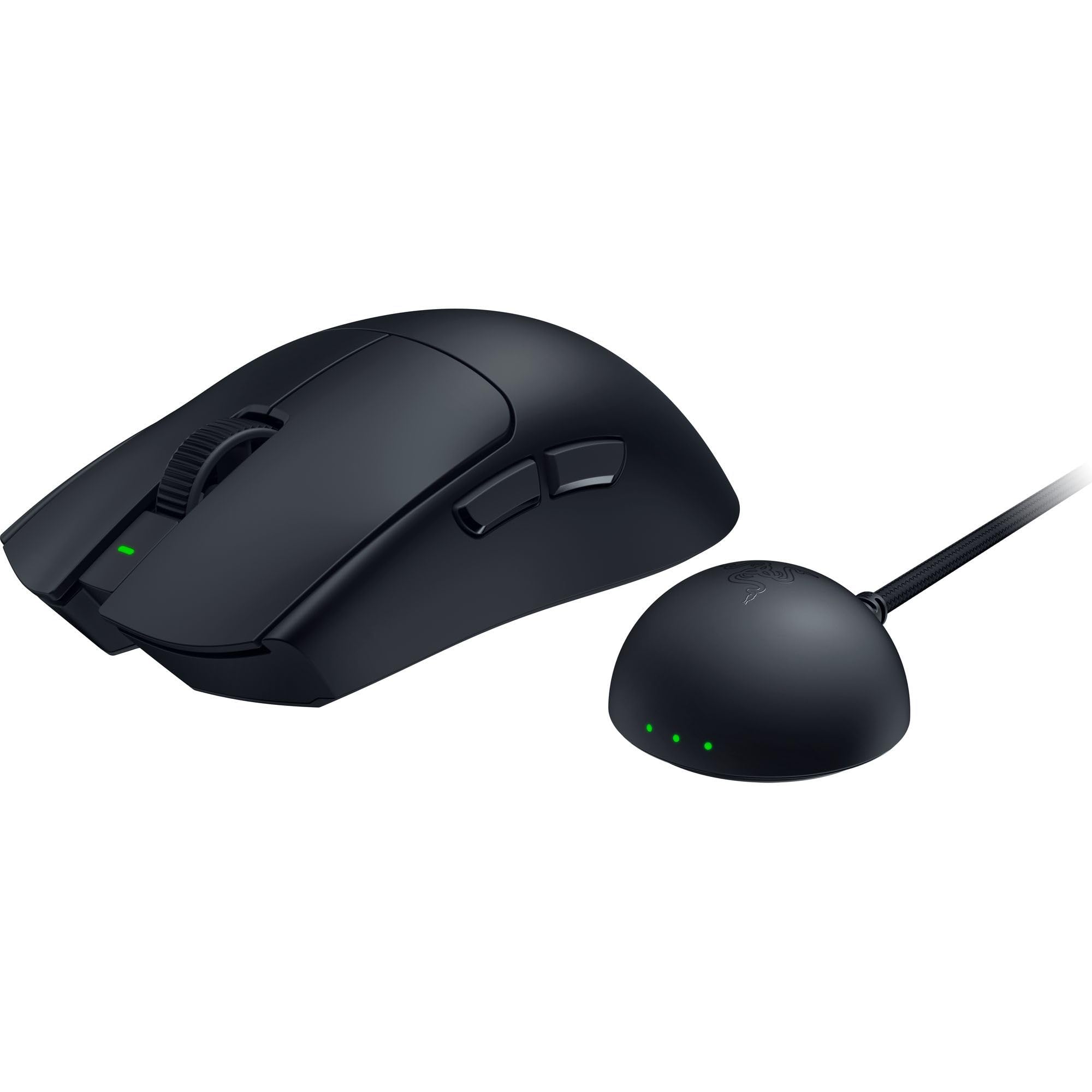 Razer Viper V4 Pro - Mouse da gaming wireless simmetrico per eSport - Ultraleggero 49 g - HyperSpeed Gen-2 polling a 8 KHz - Sensore Focus Pro 50K - Rotella di scorrimento ottica - PC/Mac | Nero
