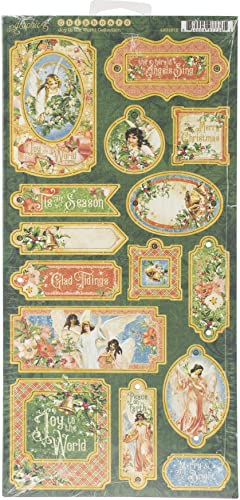 GRAPHIC 45 Joy to The CHIPBOARD 6X12, Multi, Talla Única